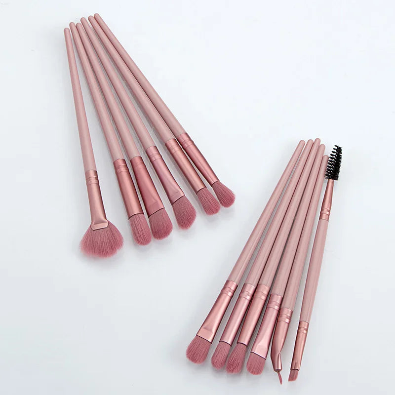 Ronshadow 12PCS Makeup Brushes Set Brochas Maquillaje Pincel De Maquiagem Kit Rangement Maquillage Beauty  Makeup Tools