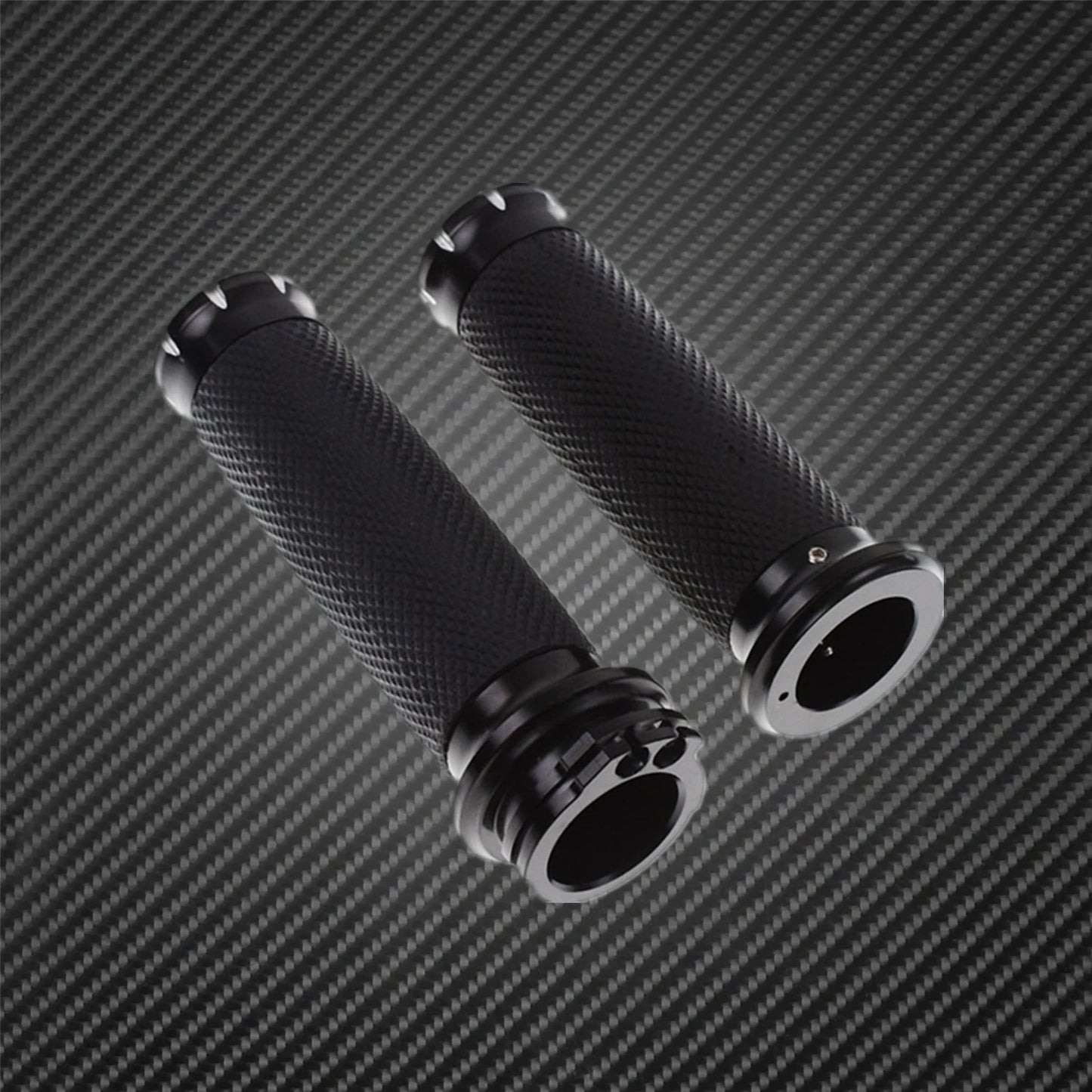 Universal Motorcycle 1"25mm Hand Grips Handle Bar CNC For Harley Touring Road Glide Sportster 883 1200 XL Dyna Softail Custom