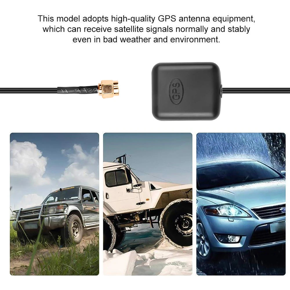 Meter Cable Car Gps Antenna SMA Connector with 90 Degree connector Gps Receiver Auto Aerial Adapter for Car Navigation Player D
