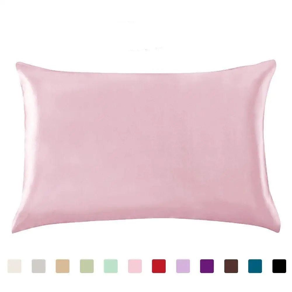 1PC Pillowcase Silk Pillow Cover Silky Satin Hair Beauty Pillow case Comfortable Pillow Case Home Decor wholeStandard/Queen 1PC