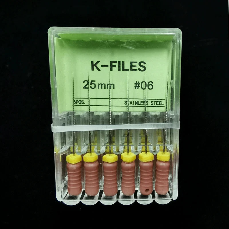 Dental Root Cannal Endo K File 21mm 25mm 31mm Stainless Steel Endodontic Instruments Dentist Dentistry Odontologia Tools