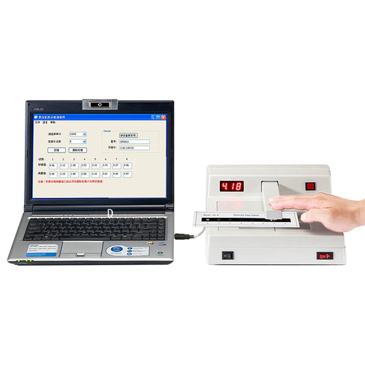 YUSHI DM3011 Portable Industrial Digital LED Transmission Black White Densitometer NDT With Density Step Tablet