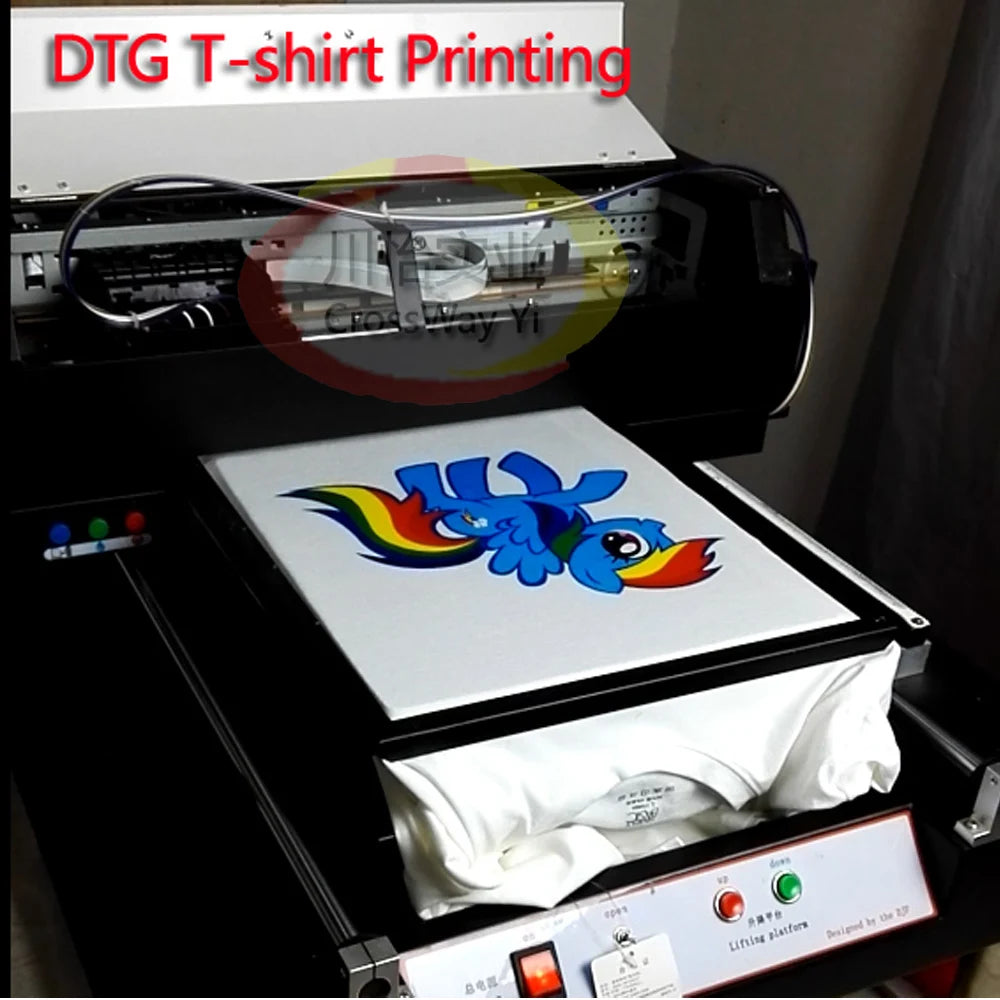 High Quaity A3 Plus DTG UV Printer For Tshirt Cloth Digital Printing Machine