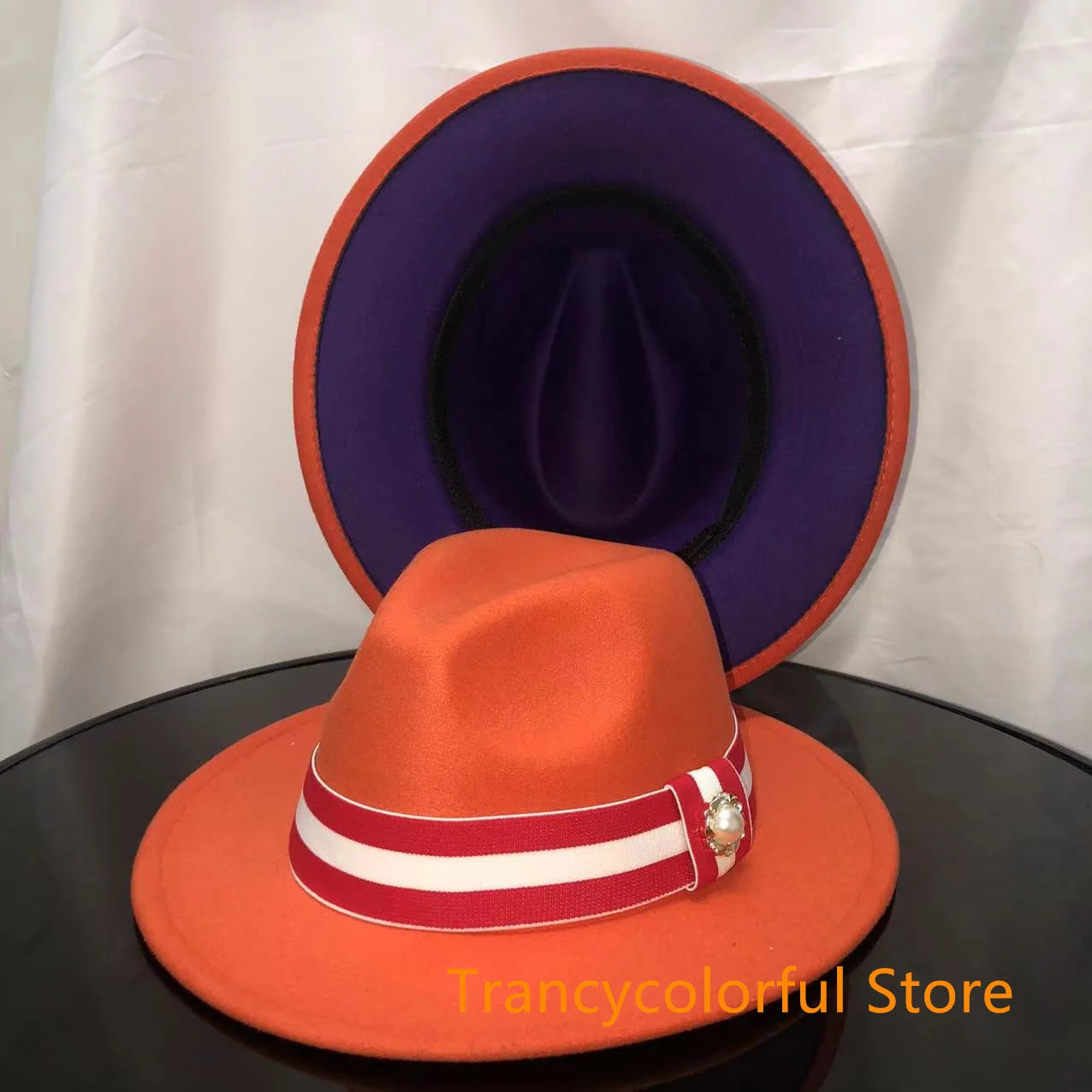 Fedora hat men and women jazz hat stretch ribbon accessories white top hat church men's winter hat шапка женскаязима 2021