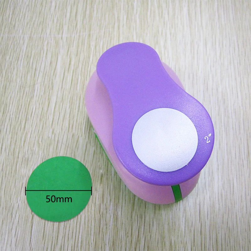 1PCS(5cm,3.8cm,2.5cm) Round shape craft punch set children manual DIY hole punches cortador de papel de scrapbook Circle punch