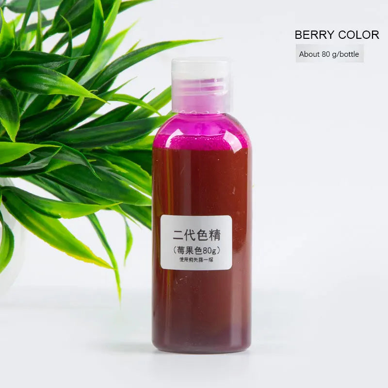 80g Epoxy Resin Pigments Second-generation Highly Concentrated Bright Color Precision Liquid Colorant Dye DIY Jewelry Making