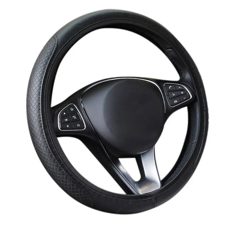 All Season Car Steering Wheel Cover Anti-Slip Durable Wheel Protector Universal Fit For Car Truck SUV
