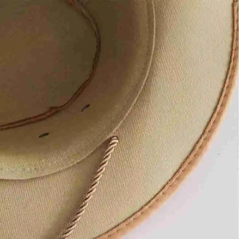 Color Men Western Cowboy Hat Big-edge Gentleman Cowgirl Jazz Gifts West Cowboy Hat For Men Color Mongolian Caps