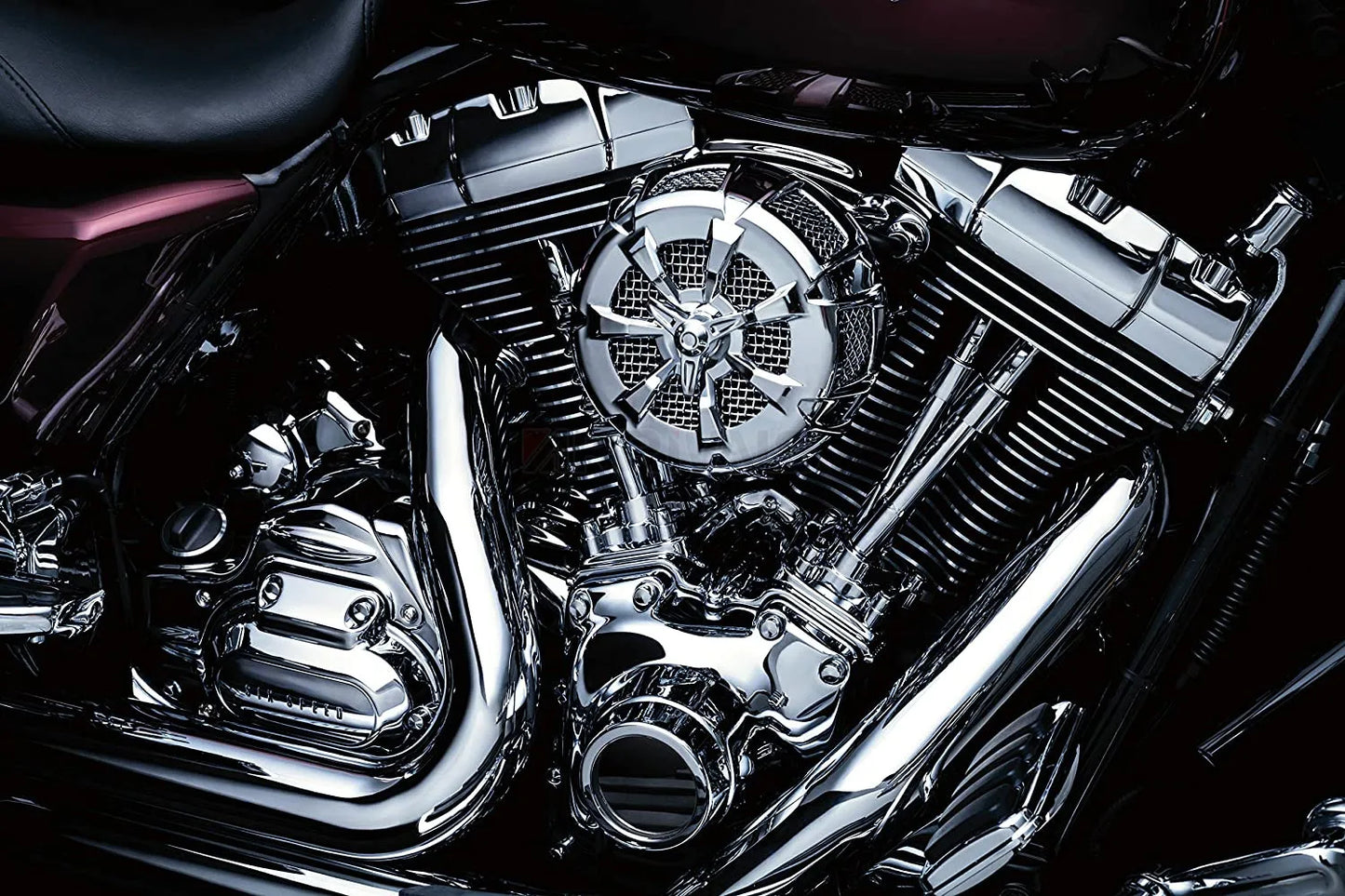 Chrome Tappet / Lifter Block Accent Trim Cover For Harley Twin Cam 00-17 Touring Electra Glide Dyna Fat Bob Breakout