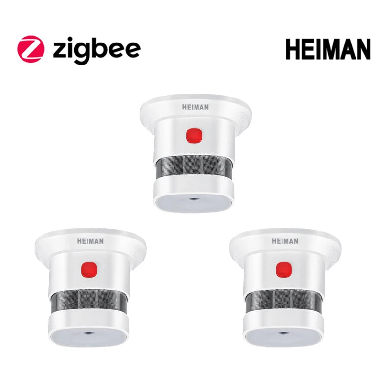 HEIMAN Zigbee Smoke Detector Smart Home system 2.4GHz High sensitivity Safety Prevention  Sensor