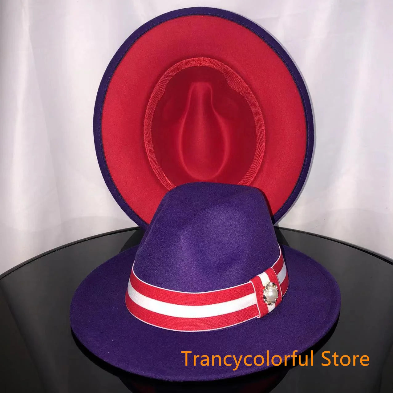 Fedora hat men and women jazz hat stretch ribbon accessories white top hat church men's winter hat шапка женскаязима 2021