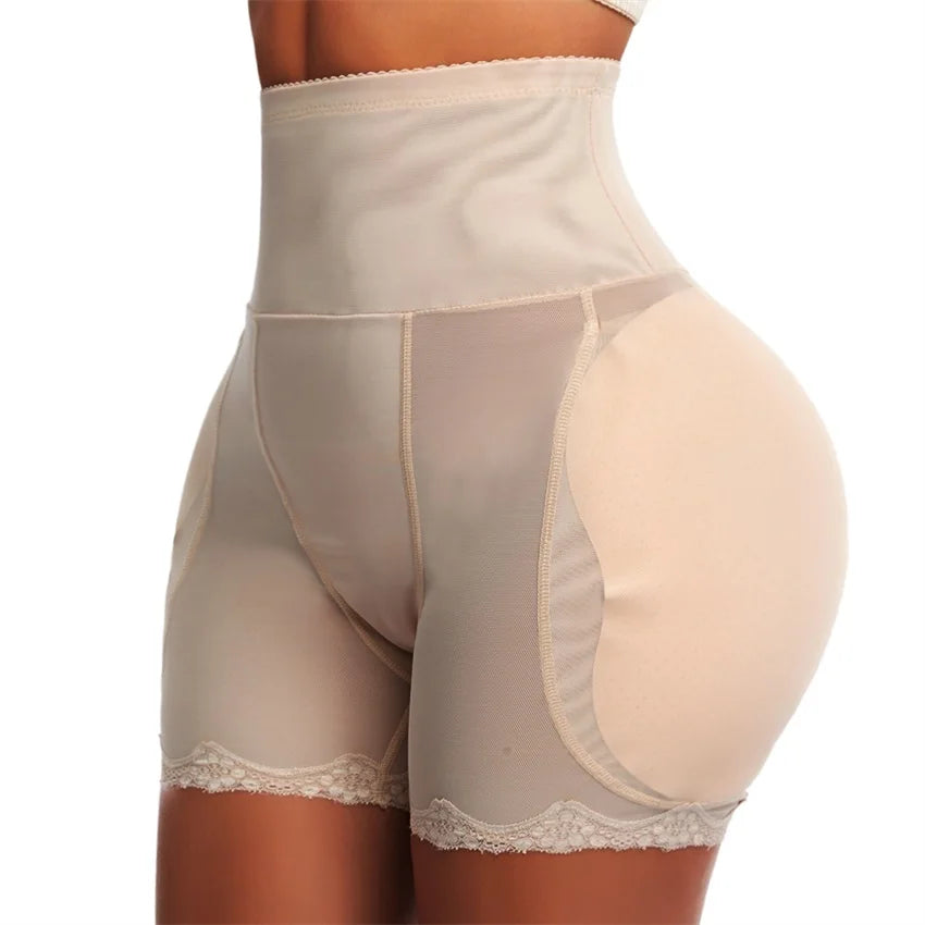 Bodysuit Shapewear Padded Hip Butt Lifter Panties High Waist Trainer Women Tummy Control Body Shaper Hip Enhancer Thigh Slimming