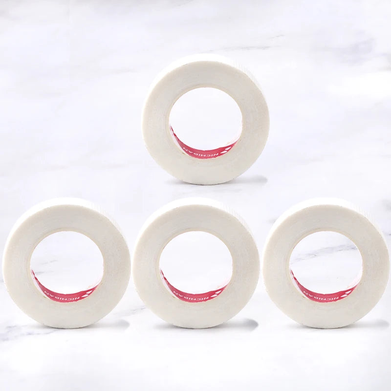 2/8PCS Micropore Lash Tape Eyelash Extension Supplies Transparent 4.5/9m Breathable Easy To Tear Medical Tapes Lash Makeup Tool