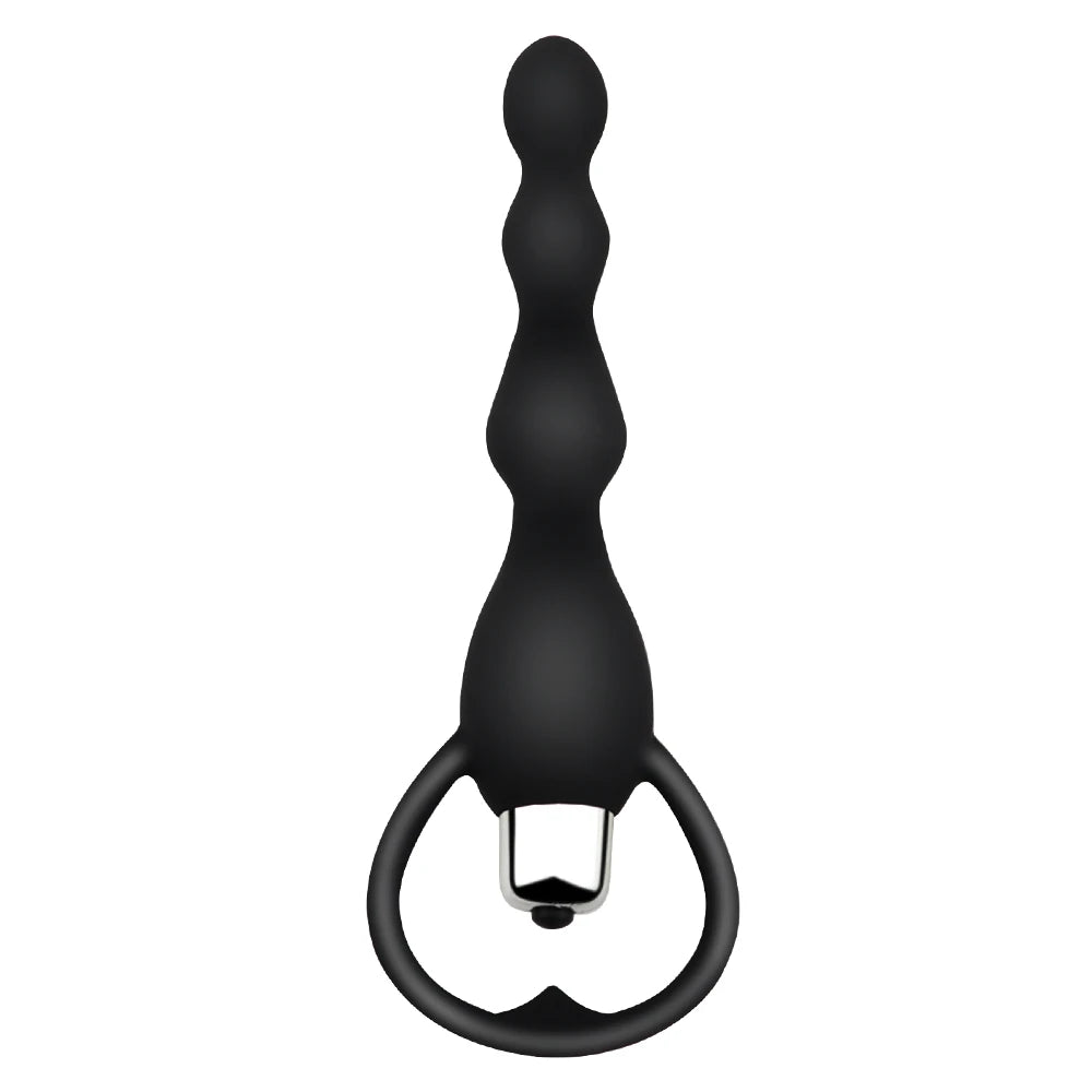 Vibrating Protaste Massager Anal Beads Vibrator Butt Plug Sex Toy for Men Women Silicone Anales Trainer Fun Toys for Beginners