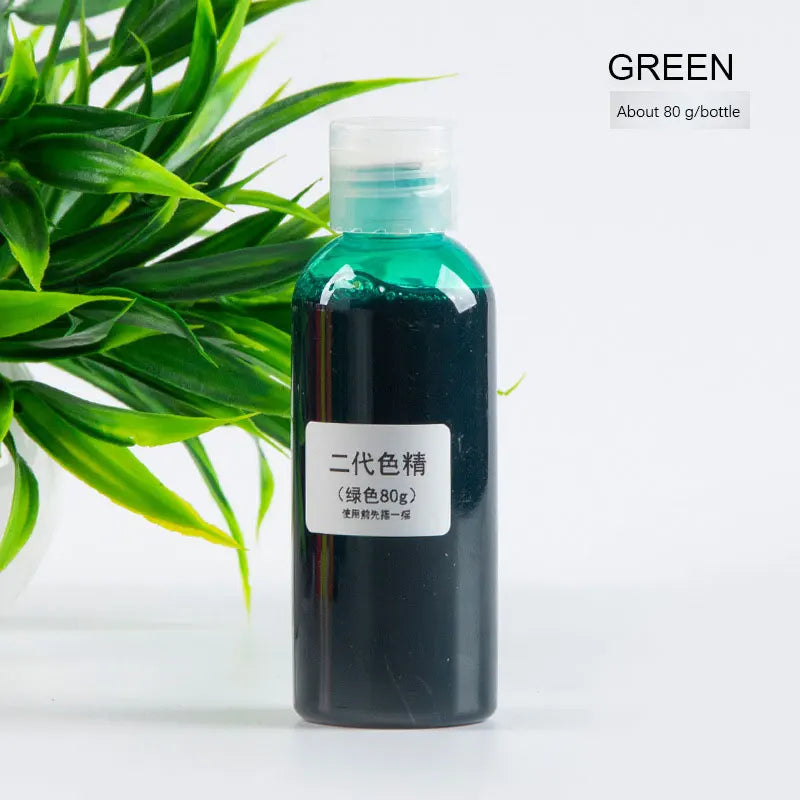 80g Epoxy Resin Pigments Second-generation Highly Concentrated Bright Color Precision Liquid Colorant Dye DIY Jewelry Making