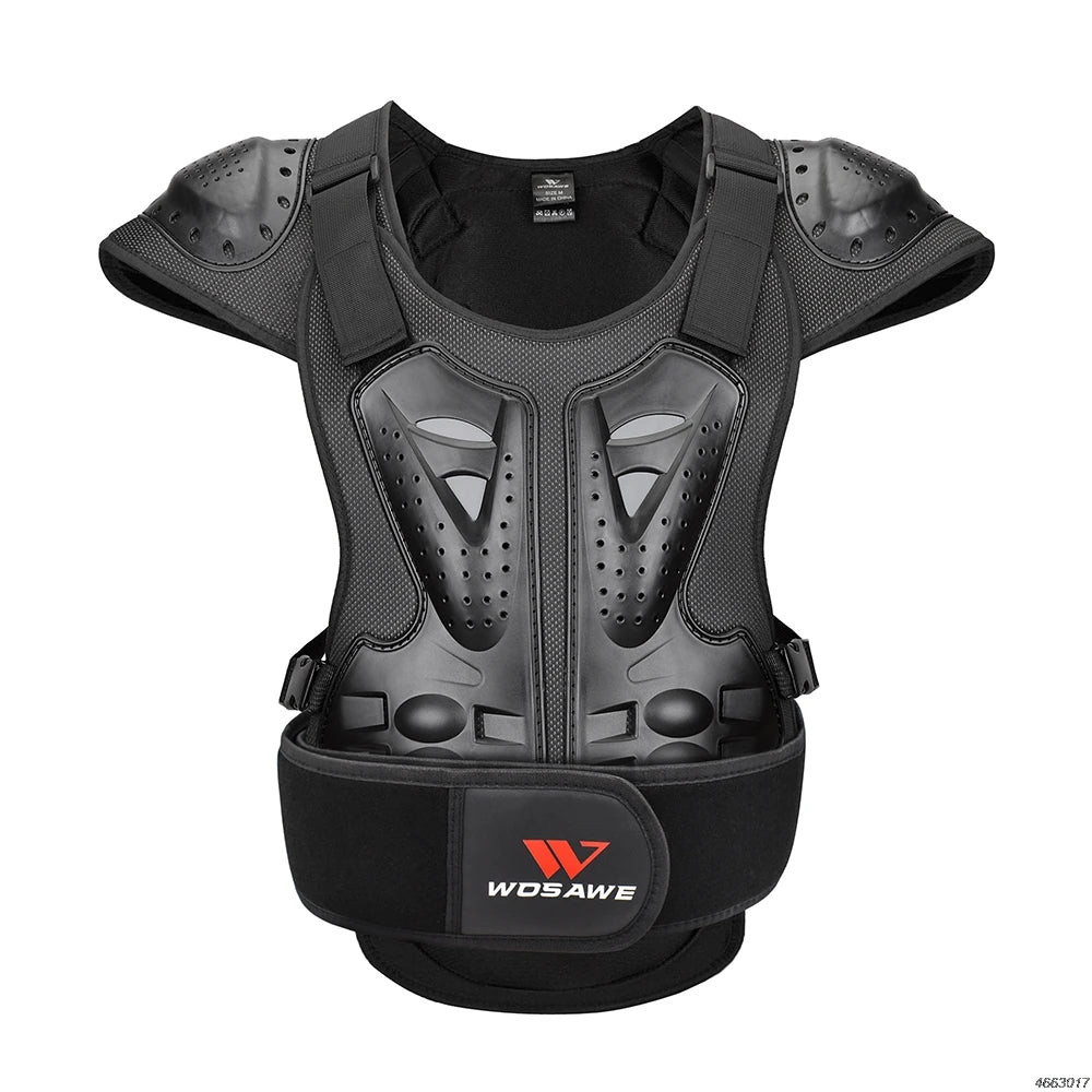 Motorcycle Jacket Adult Chest Back Protector Moto Body Armor Guard Racing Body Protector Armor Jacket Motocross Protective Gear