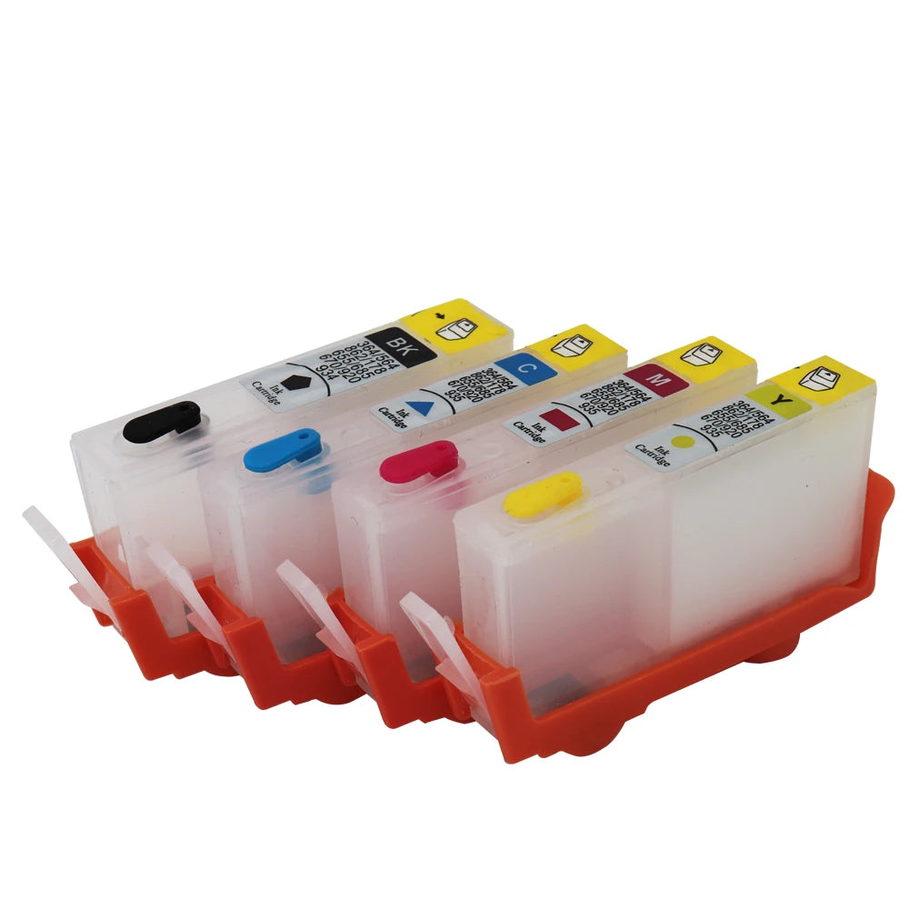 4 Colors Compatible For HP655 Empty Refillable Ink Cartridge For HP Deskjet 3525 4615 5525 6525 Printer Cartridge with ARC Chips