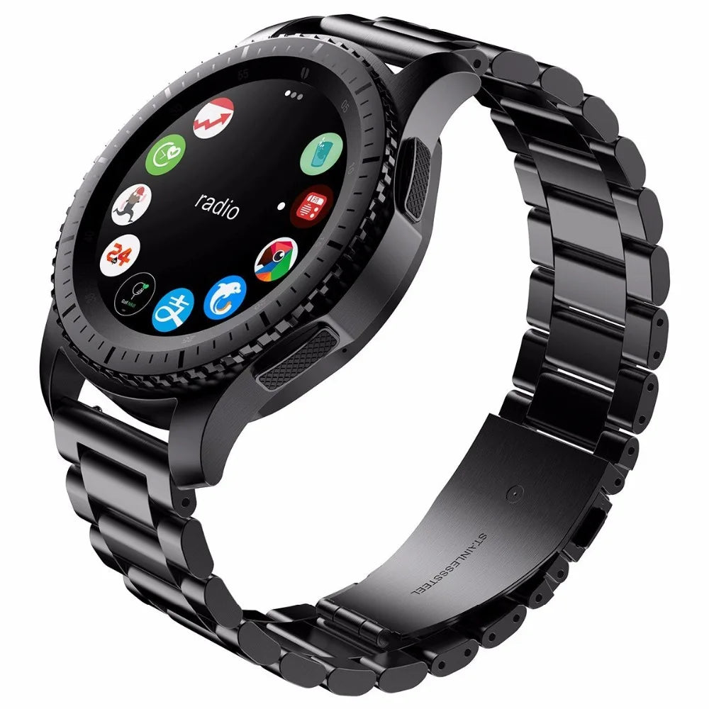 20mm 22mm 18mm 24mm Stainless Steel Strap for Samsung Galaxy Watch 6Classic 6 5 4 5Pro 40mm 44mm 43mm 47mm Gear S3 for Huawei GT