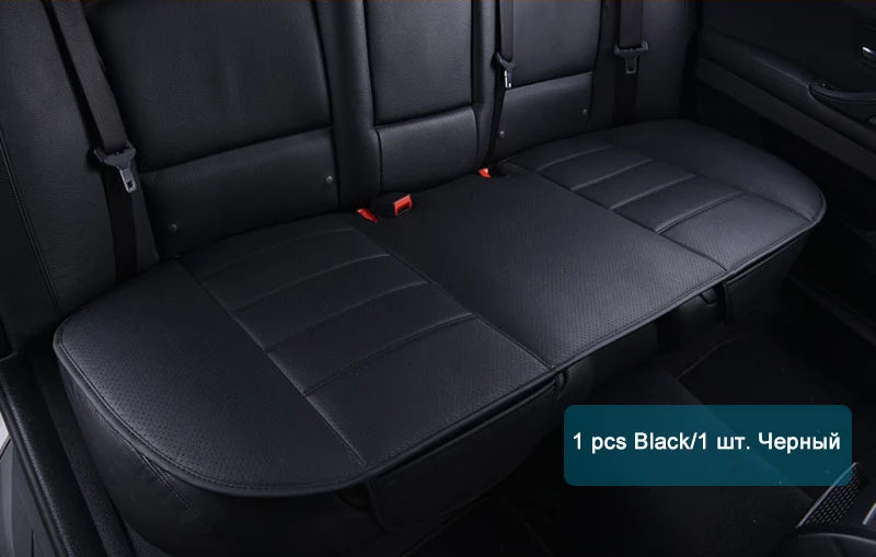 Ultra-Luxury Car Seat Protection Single Seat Without Backrest PU Senior Leather Car Seat Cover For Most Four-Door Sedan&SUV
