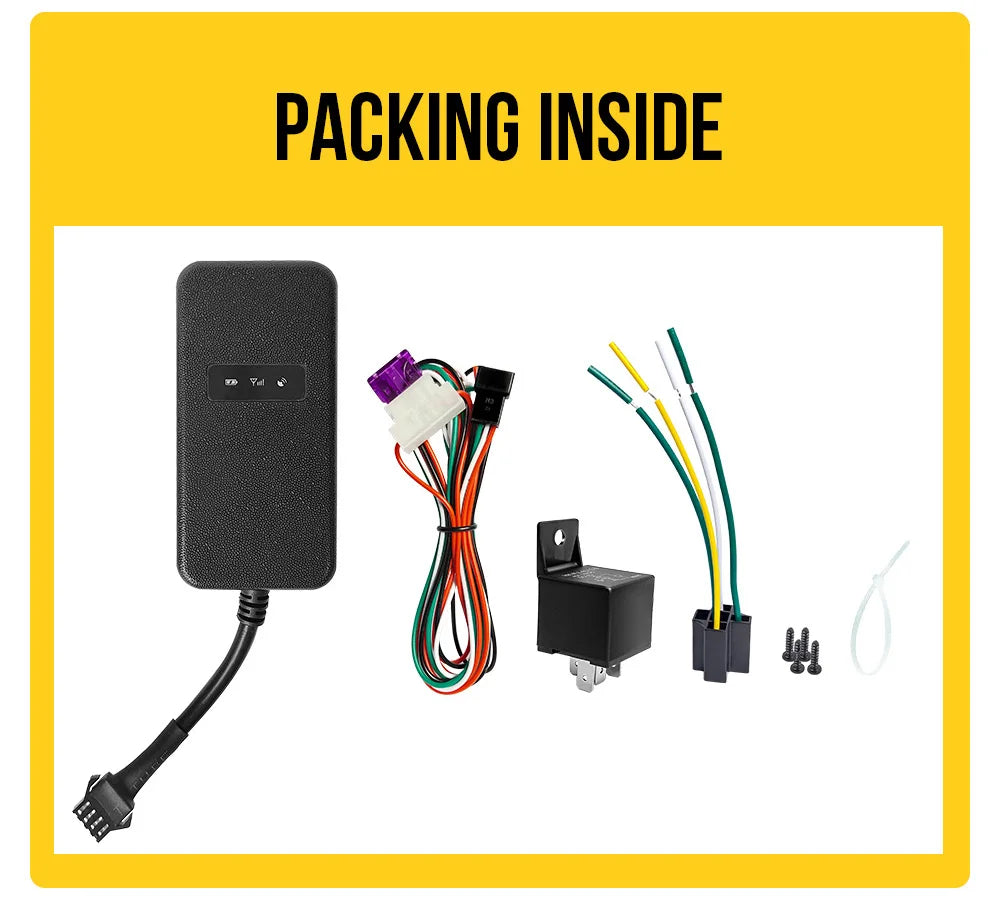 DYEGOO GT003 Vehicle Car Motorcycle GPS Tracker Waterproof Vibration Ignition GEO Fence Overspeed Alarm Andorid IOS APP