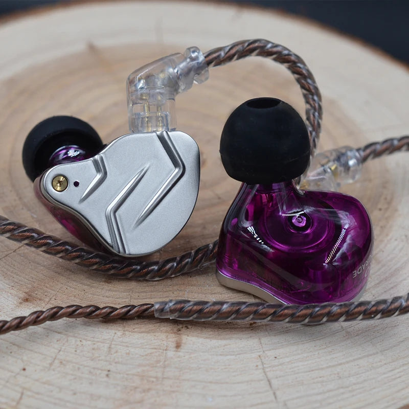 KZ ZSN PRO 1BA 1DD Hybrid Drive In Ear Earphones HIFI Metal Bass Earbud Sport Music Headset Replaceable Cable ZS10 PRO ZSX ZSTX