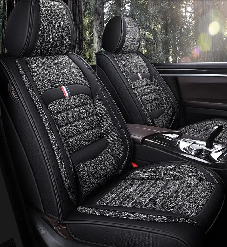 Car Front&Rear Seat full surround Cover Car Styling Universal for Five-Seat Cars with pillow for All Four Seasons