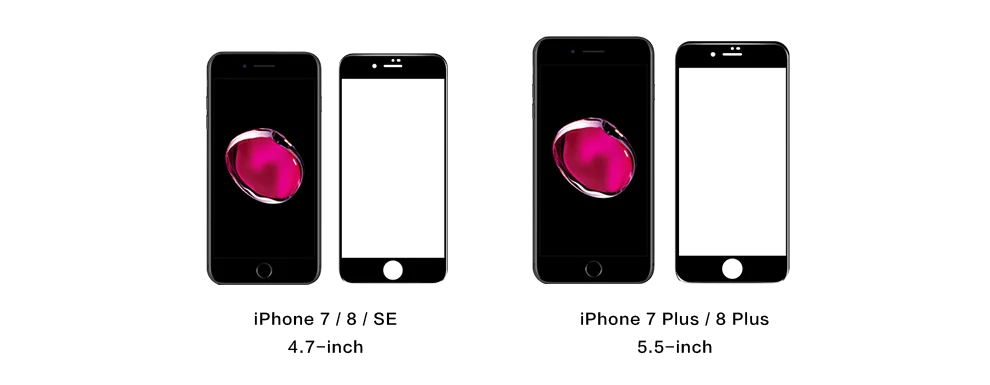 SmartDevil for iPhone 14 11 Full Cover Tempered Glass for iPhone 13 Pro Max 12 mini 7 8 X XS XR SE 3 2020 Screen Protector HD