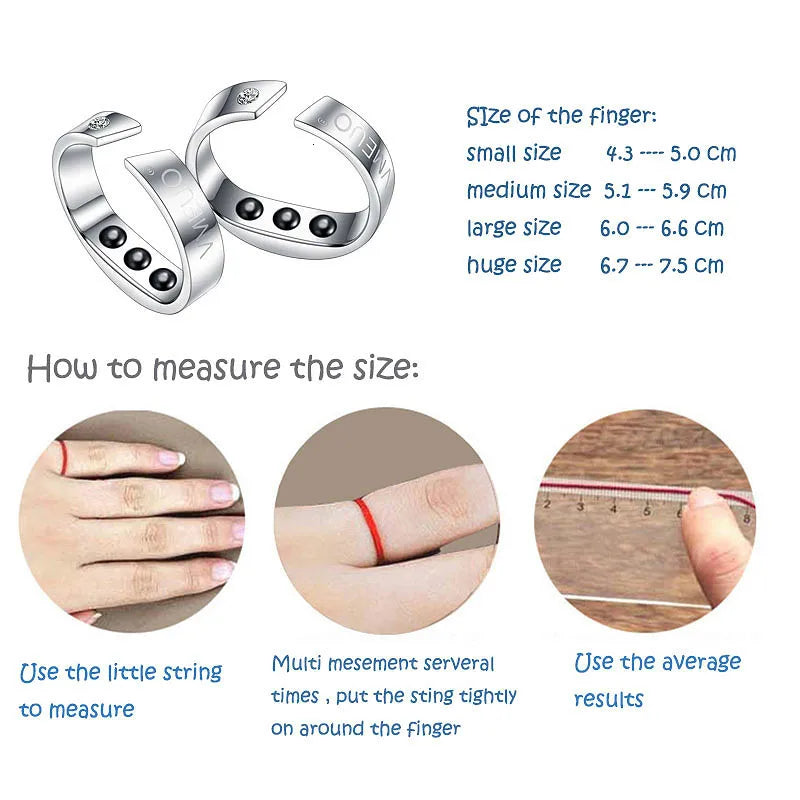 Anti Snore sleep Ring Magnetic Therapy Acupressure Treatment Against Snoring Device Snore stop Stopper Finger Ring Sleeping Aid
