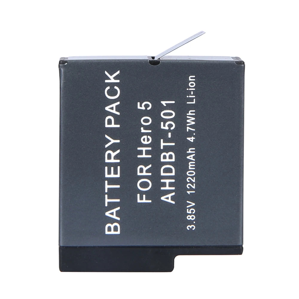 For GoPro Hero 5 Hero 6 Hero 7 8 black battery  + Dual charger for GOPRO Hero 8 7 hero6  hero5  Black Camera Accessories