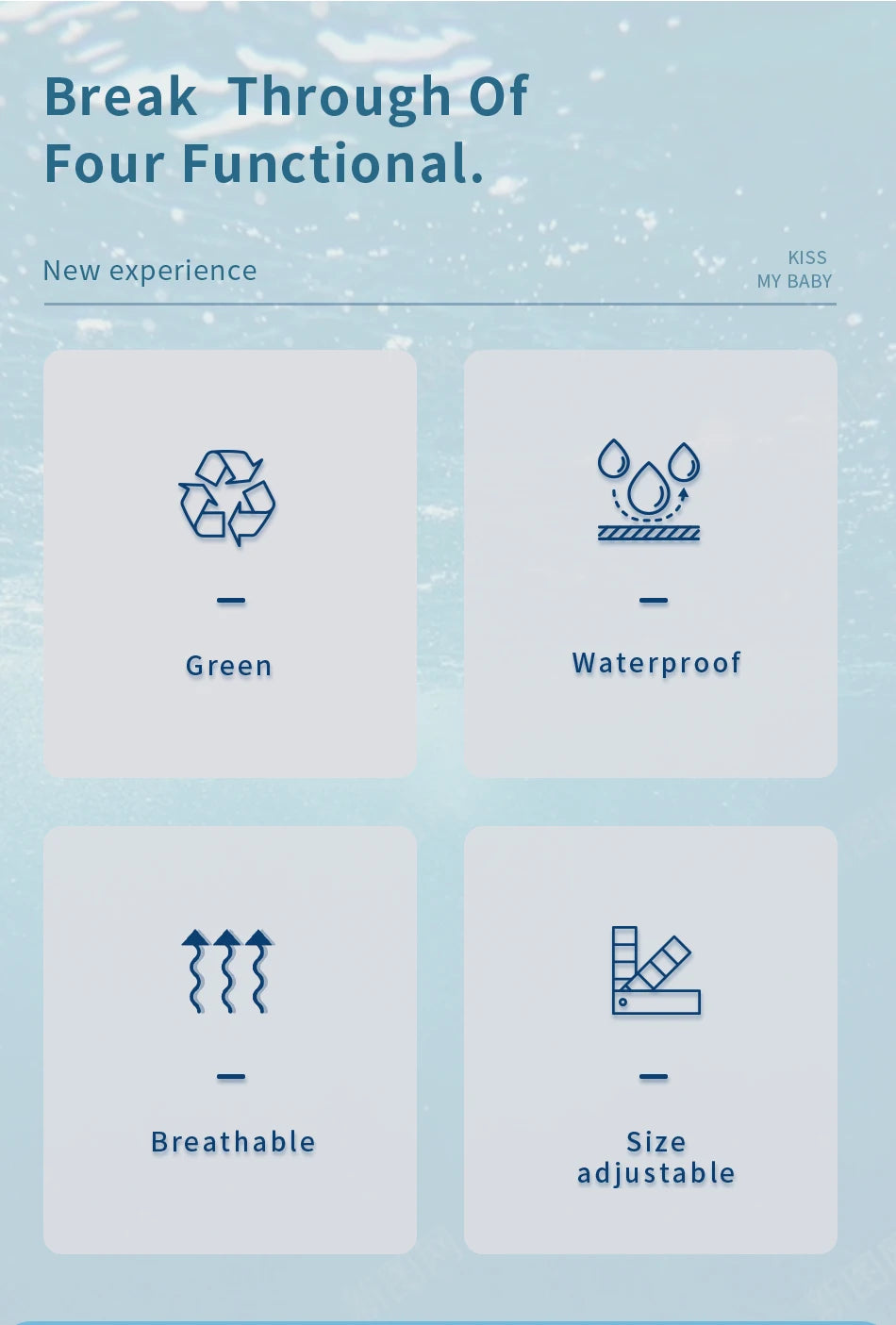 HappyFlute 1Pc Random Print Suede Cloth Inner Baby Nappy Waterproof And Reusable Dual Gussets Cloth Diaper