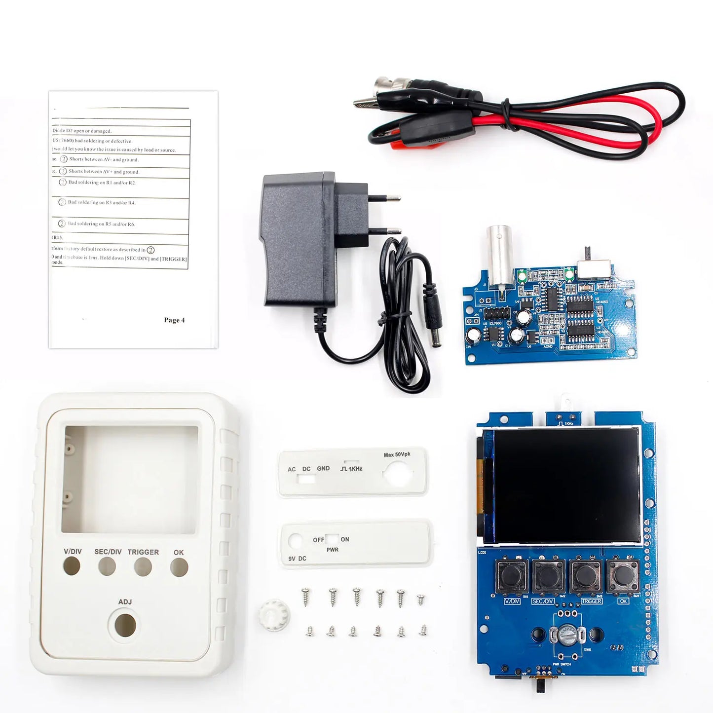 DSO FNIRSI-150 Digital Handheld осциллограф Pocket Kit 1MSa/s 200KHz Analog Bandwidth Support 80KHz PWM And Firmware Update