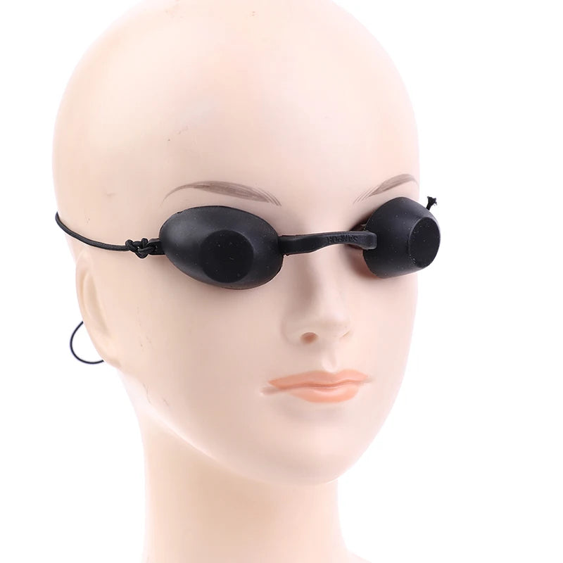 Black Glasses Eye Lights Laser Eye Masks For IPL Beauty For Patients With Lights