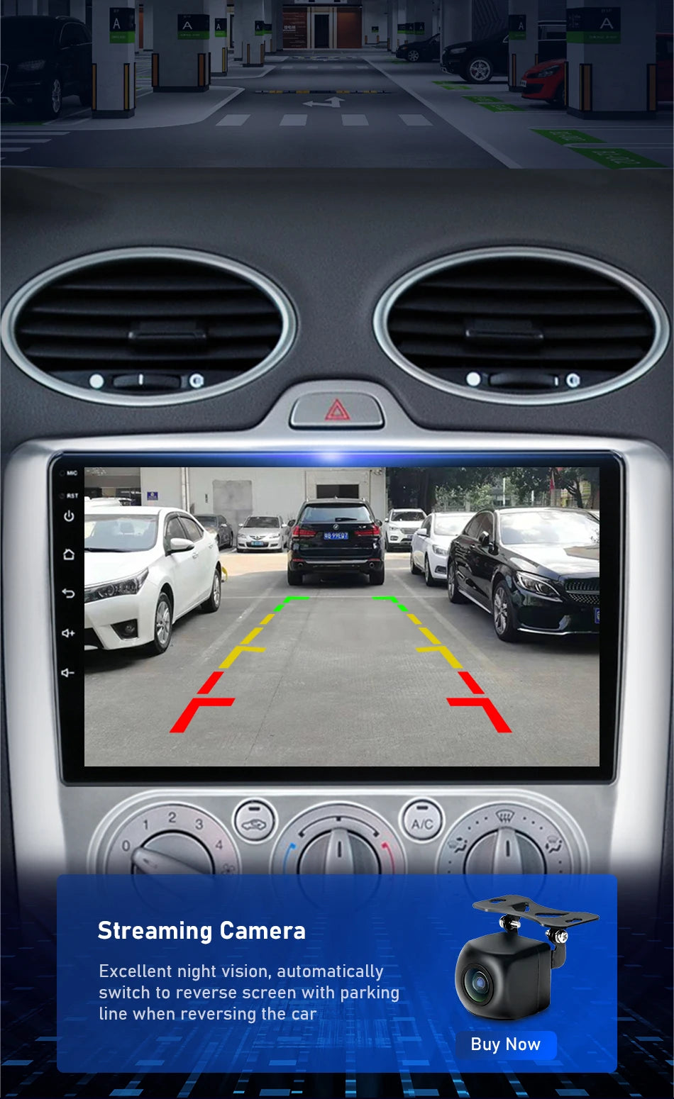 2 Din Android 12 Car Radio For Ford Focus 2 3 Mk2/Mk3 2004-2011 Multimedia Video Player GPS 4G Carplay Auto Stereo RDS Head Unit