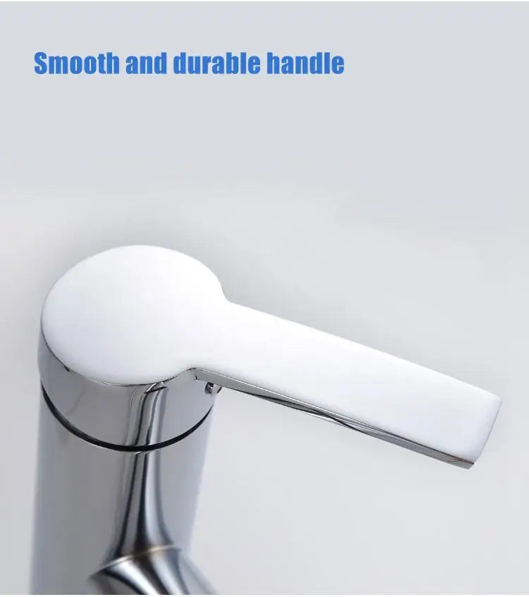 Single Handle Pull-out Bathroom Basin Faucet Hot and Cold Water Countertop Installation Faucet  Water Mode