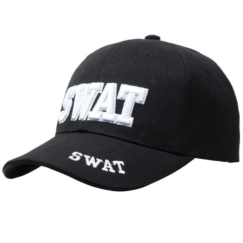 Mens Tactical Cap SWAT/POLICE/ARMY Letter Embroidery Baseball Cap Men Gorras Para Hombre Women Snapback Bone Masculino Army Cap