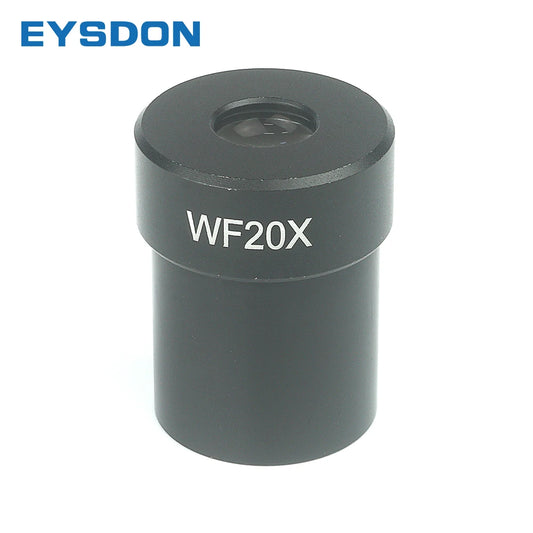 EYSDON WF20X Microscope Eyepiece 10mm Wide Field of View For 23.2mm Mount Port Biological Microscope