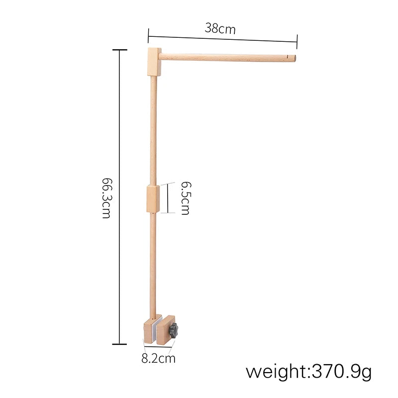 Baby Crib Mobile Bed Bell Toys Musical Rattle Educational Toys Bed Bell Newborn Mobile Bed Bell Bracket Baby Hanging Toys Holder