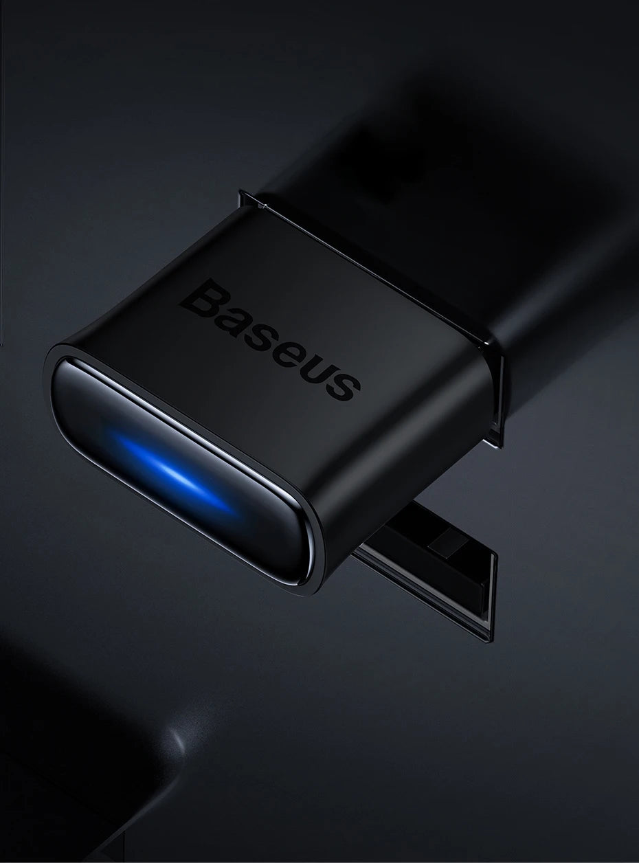 Baseus USB Bluetooth Adapter Bluetooth 5.3 Music Audio Receiver Transmitter For PC Speaker Laptop Wireless Mouse USB Transmitter