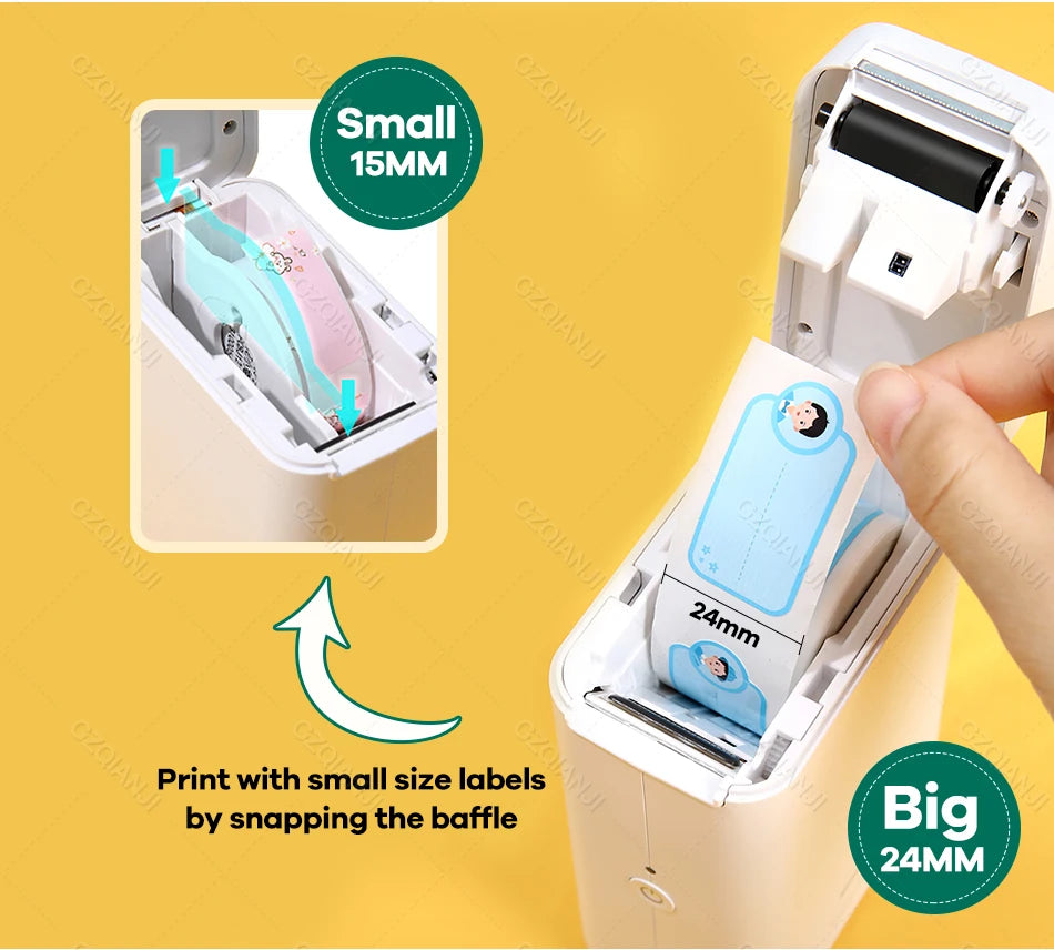 Niimbot D101 Thermal Label Sticker Printer Inkless Portable Pocket Barcode Maker Labeller Mobile USE Machine D11 D110 Plus 24mm
