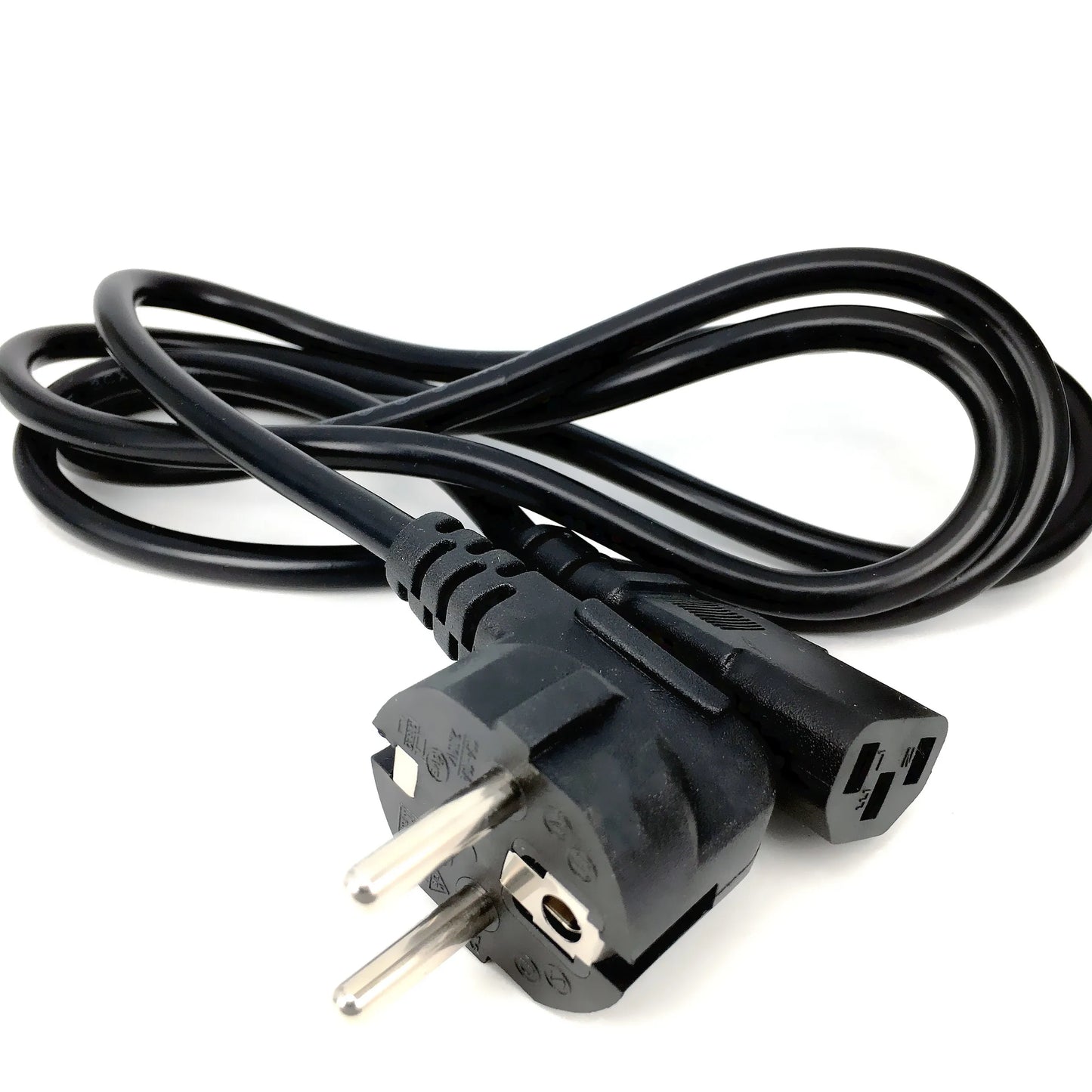 EU Power Cable Euro IEC C13 AC Power Extension Cord 1.2m 1.5m 1.8m 3*0.75mm For PC Computer Monitor PSU Antminer Printer LG TV