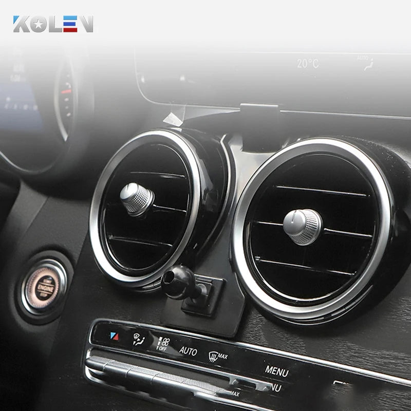 Car Mobile Phone Holder For Mercedes Benz C Class W205 C180 C250 C300 GLC X253 2019 2020 GPS Gravity Bracket Navigation Stand