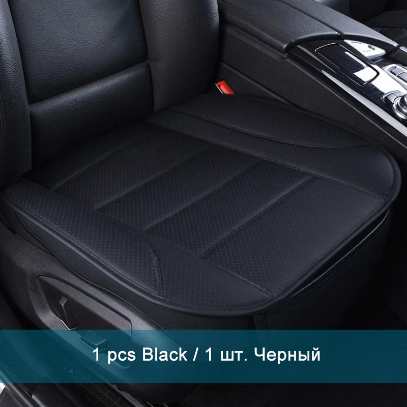 Ultra-Luxury Car Seat Protection Single Seat Without Backrest PU Senior Leather Car Seat Cover For Most Four-Door Sedan&SUV