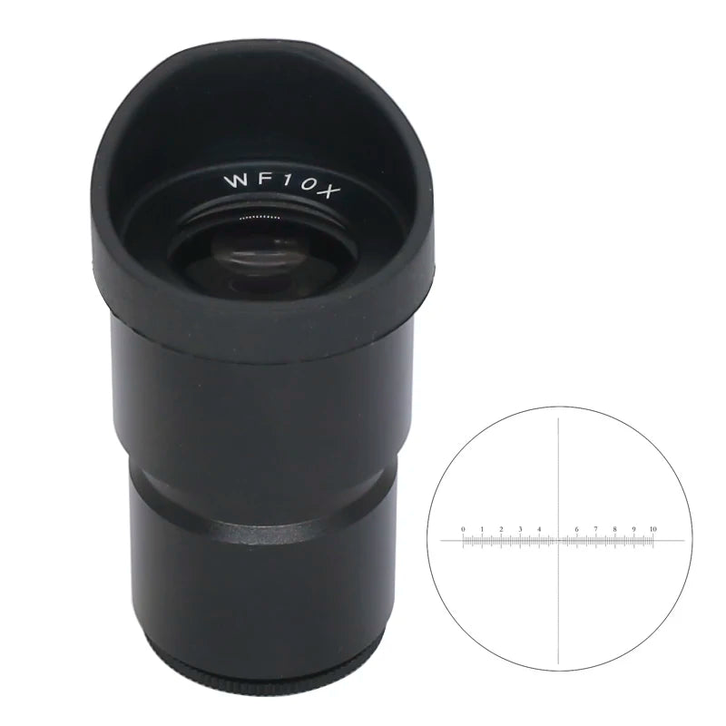 Stereo Microscope Eyepiece WF5X WF10X WF15X WF20X Optical Lens Wide Field Mounting Diameter 30mm or 30.5mm with Rubber Eye Cups
