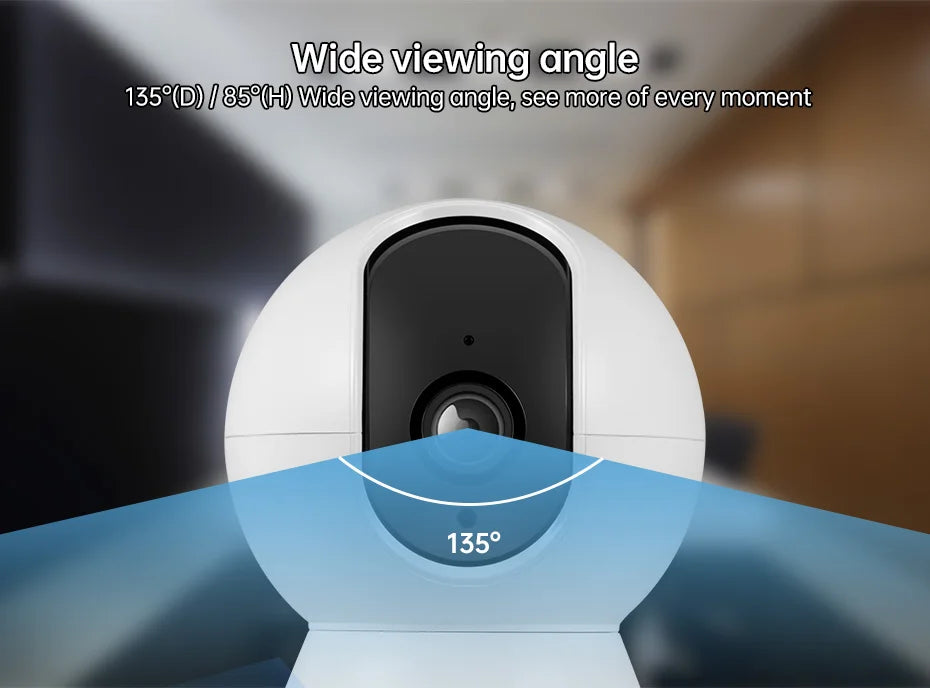 KERUI 5MP 8MP 4K HD Mini WiFi IP Camera Indoor Wireless Security Home CCTV Surveillance Camera With Tuya Smart Auto Tracking