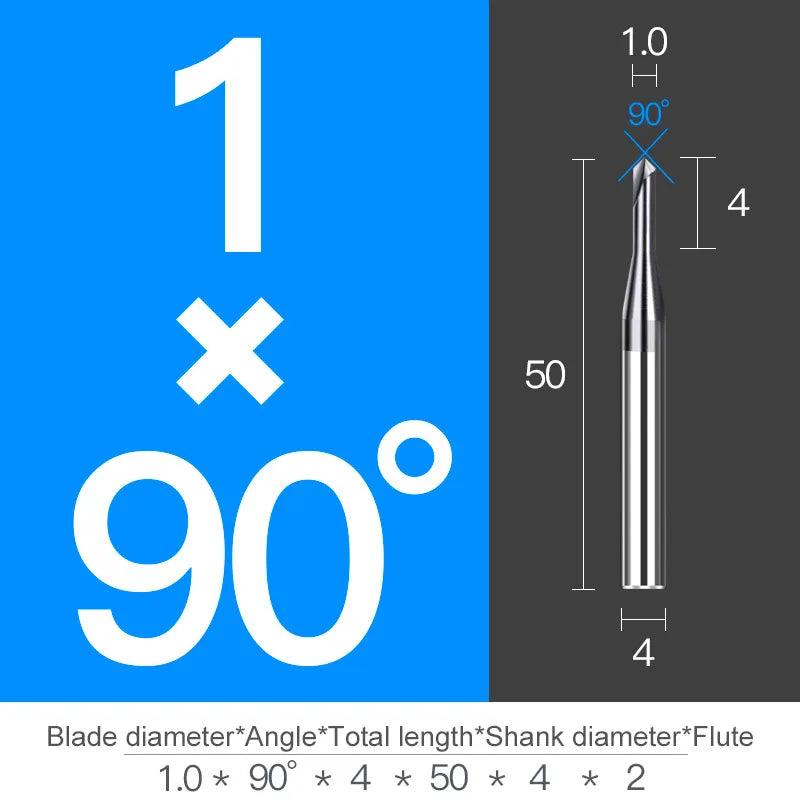 Chamfer Milling Cutter Carbide Corner Countersink Chamfering End Mill Deburring Edges V Grove Router 60 90 120 Degree 2 3 Flutes