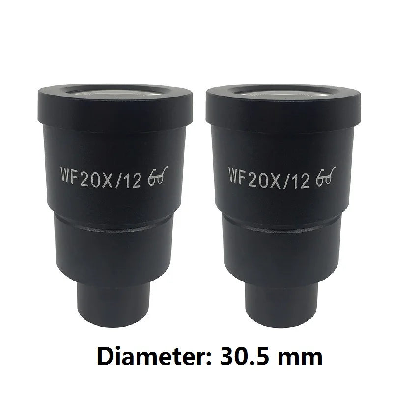 Wide Angle High Eye-piont Eyepiece Optical Lens for Stereo Microscope 30 mm or 30.5 mm Mounting Diameter WF10X WF15X WF20X WF25X
