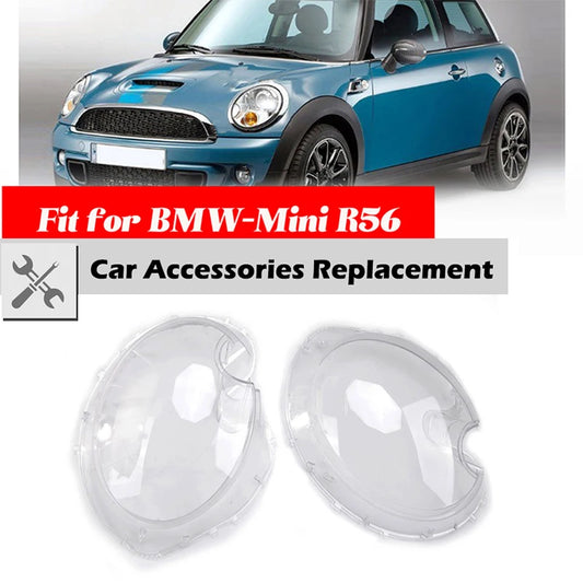 Headlight Clean Lens Cover Lampshade Shell Fit For MINI R56 2007-2015 Cooper S Car Accessories Replacement 1305630537 1305630538