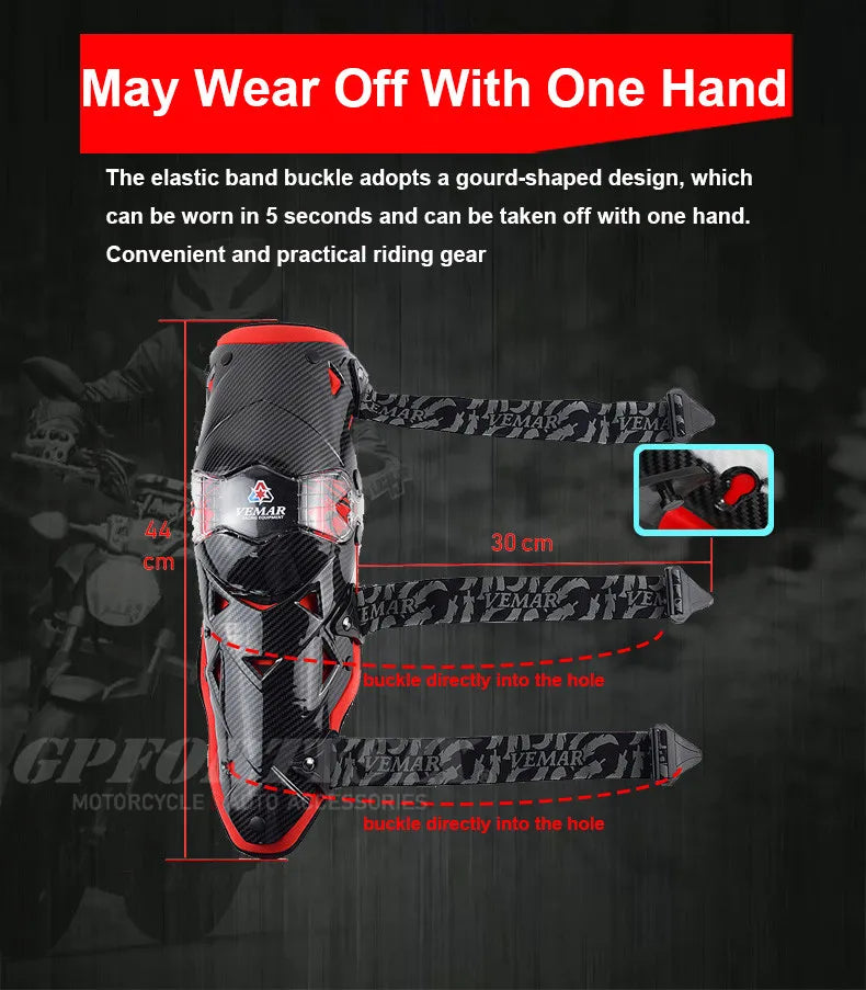 VEMAR Motorcycle Racing Riding Knee Guard Protective MX Motocross Knee Protectors Pads Armor Kneepads Gear Rodilleras Moto