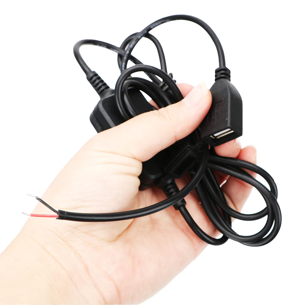 Motorcycle USB Socket Power Supply Socket for Phone GPS Motorbike Handlebar Charger USB Converter DC 5V 2A Adapter USB Port