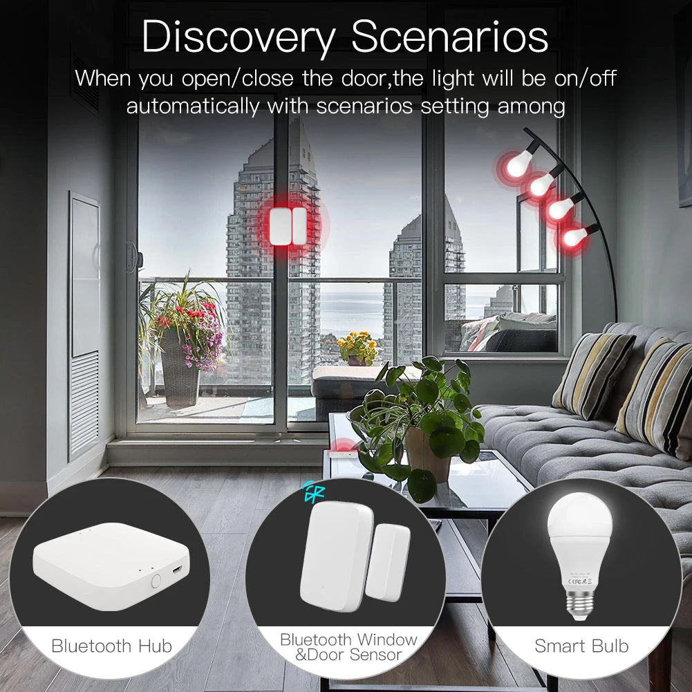 MOES Tuya Bluetooth Gateway Hub Smart SIG Mesh WiFi Smart Life APP Remote Control Work with Alexa Google Home